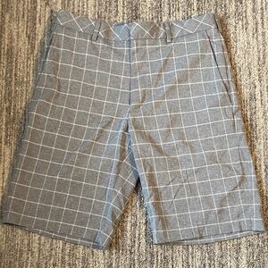Walter Hagen Blue Checkered Men's Shorts